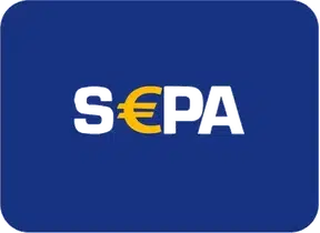 Icona bonifico bancario SEPA